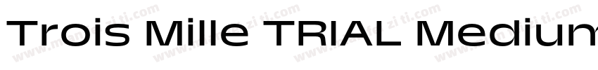 Trois Mille TRIAL Medium 25字体转换